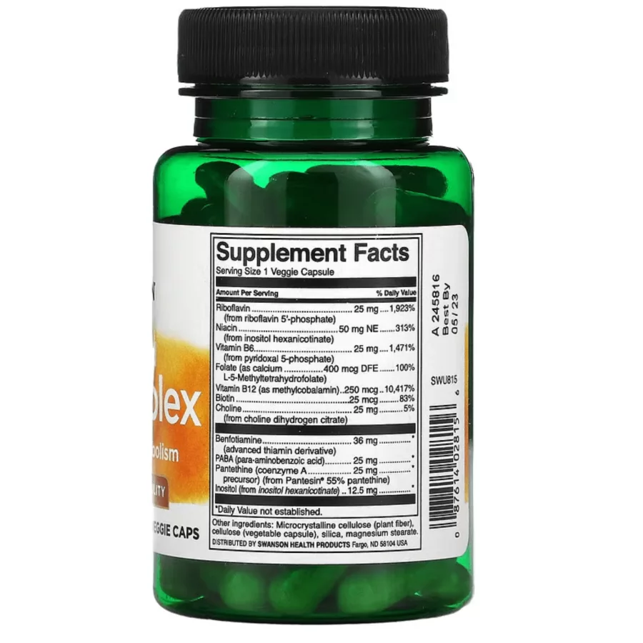 Swanson B-Complex Daily facts (100 vcaps)