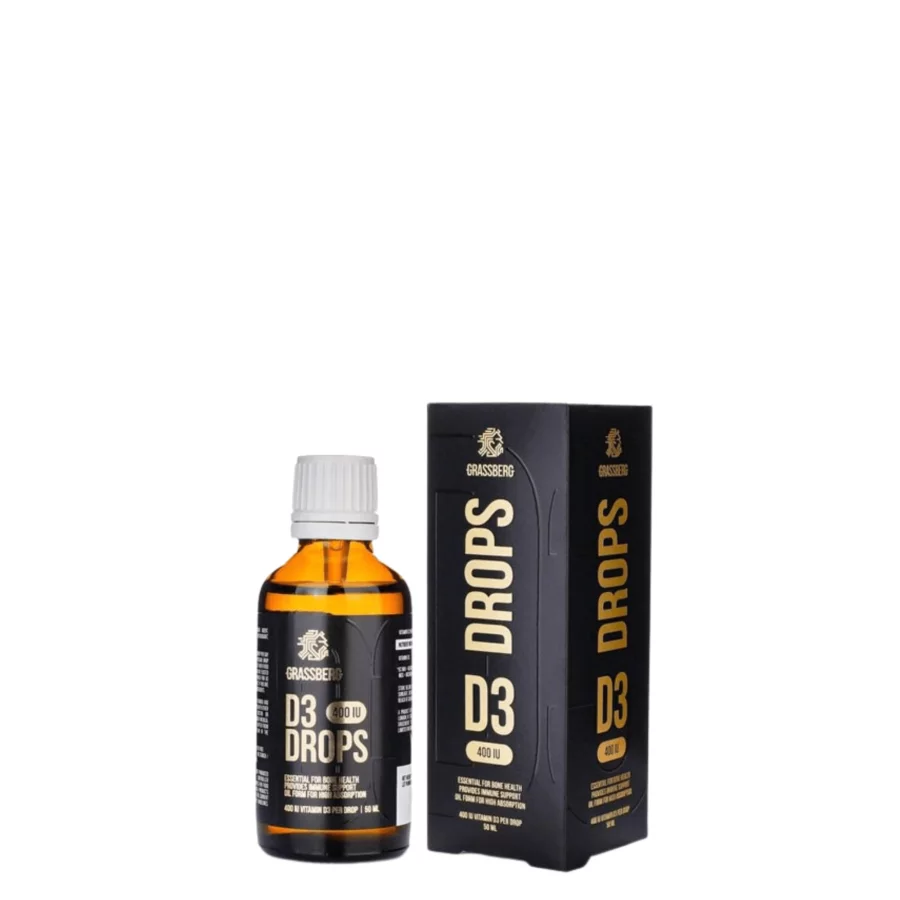 Grassberg Vitamin D3 Drops 4000IU (50 ml)