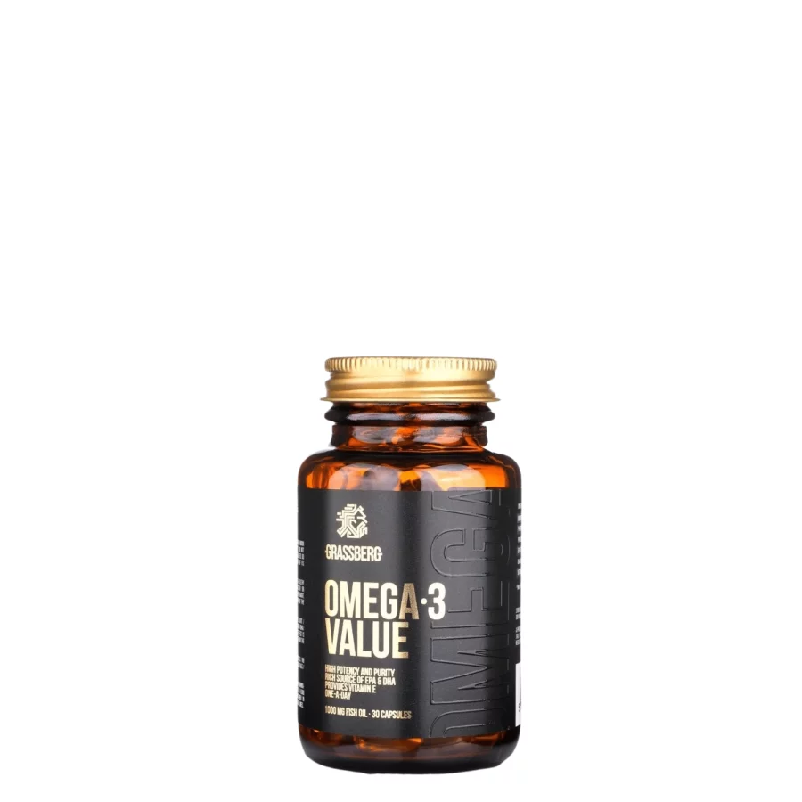 Grassberg Omega 3 Value 1000mg (60 caps)