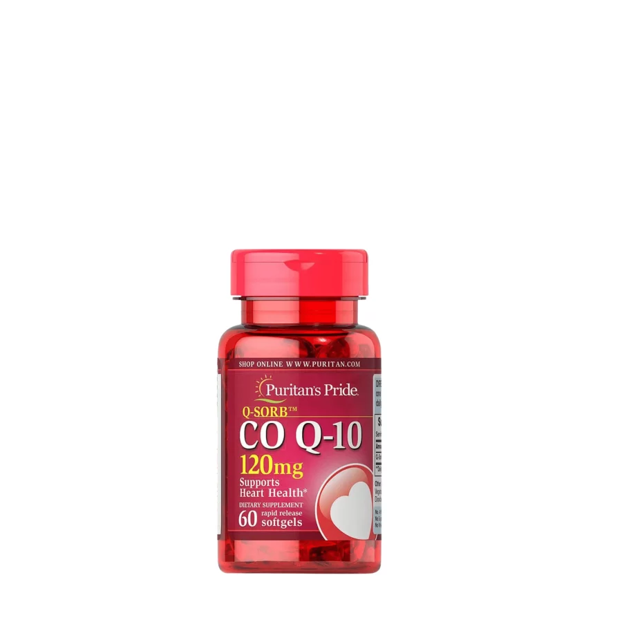 Puritans Pride CoQ-10 120mg (60 Softgels) (1)