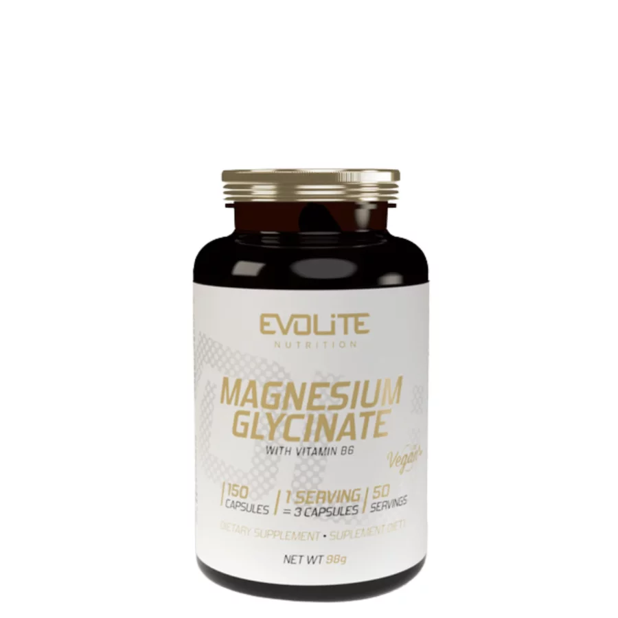 Evolite Nutrition Magnesium Glycinate + B6 (150 vcaps)