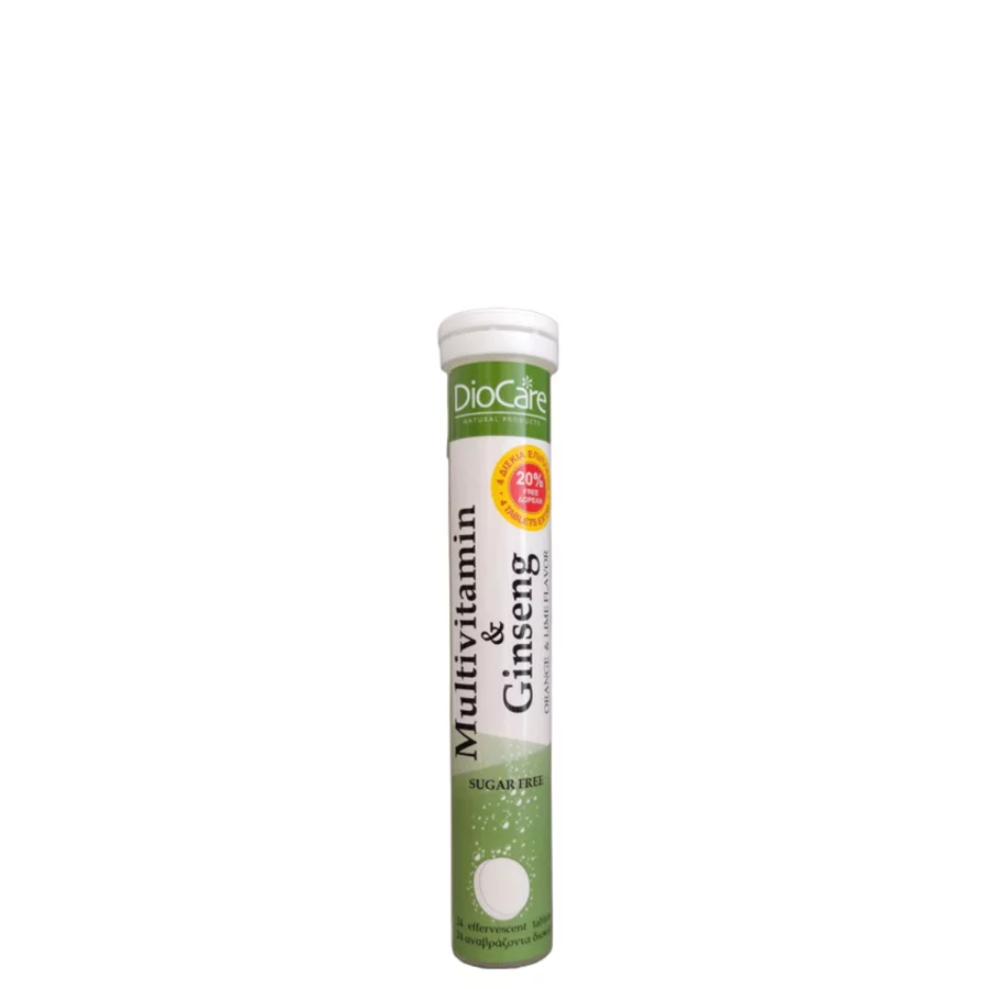 DioCare Multivitamin & Ginseng 24 Αναβράζοντα Δισκία