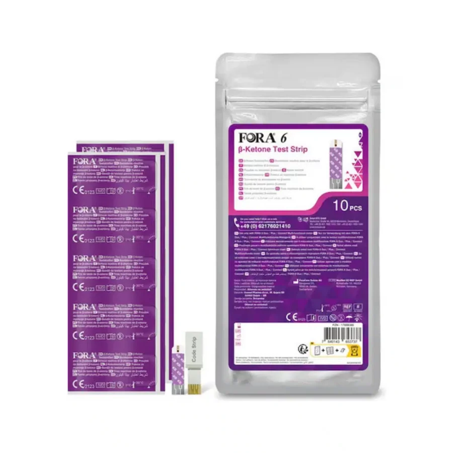 Fora 6 Ketone-b Test Strips (10 τεμ.)