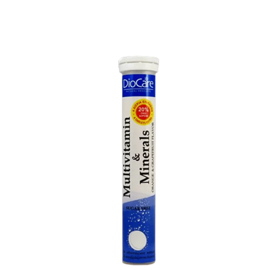DioCare Multivitamin & Minerals 24 Αναβράζοντα Δισκία