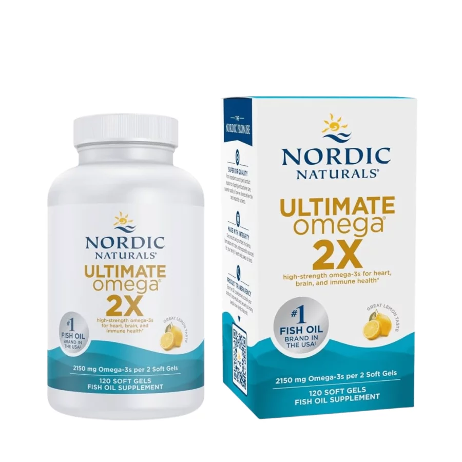 Nordic Naturals Ultimate Omega 2X 2150mg Lemon (120 softgels)