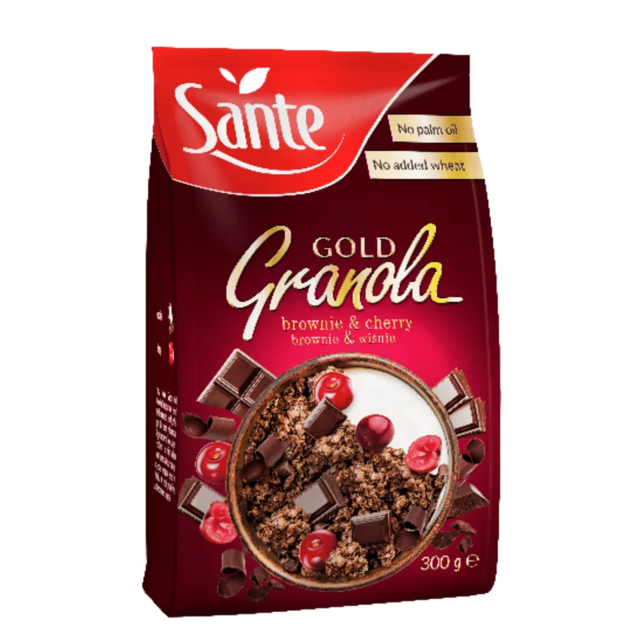 Sante Granola Gold Brownie & Cherry (300gr)