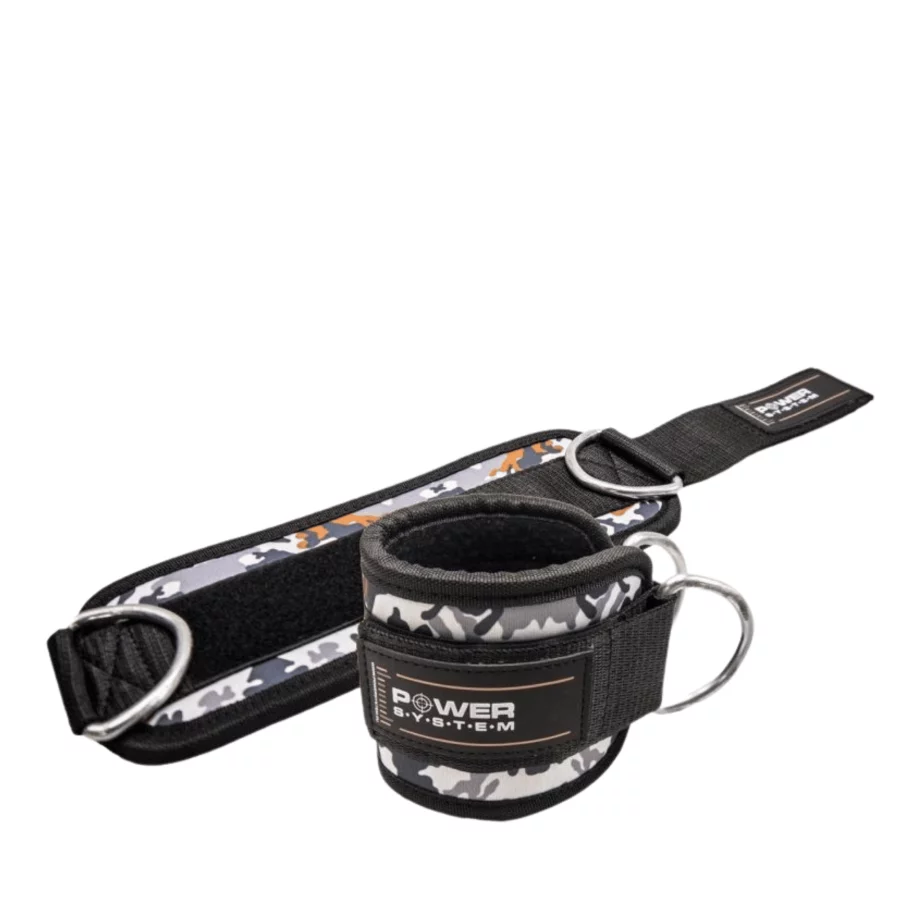Power System Δέστρα Έλξης Αστραγάλων / Ankle Straps Camo Brown (2τμχ) 3470