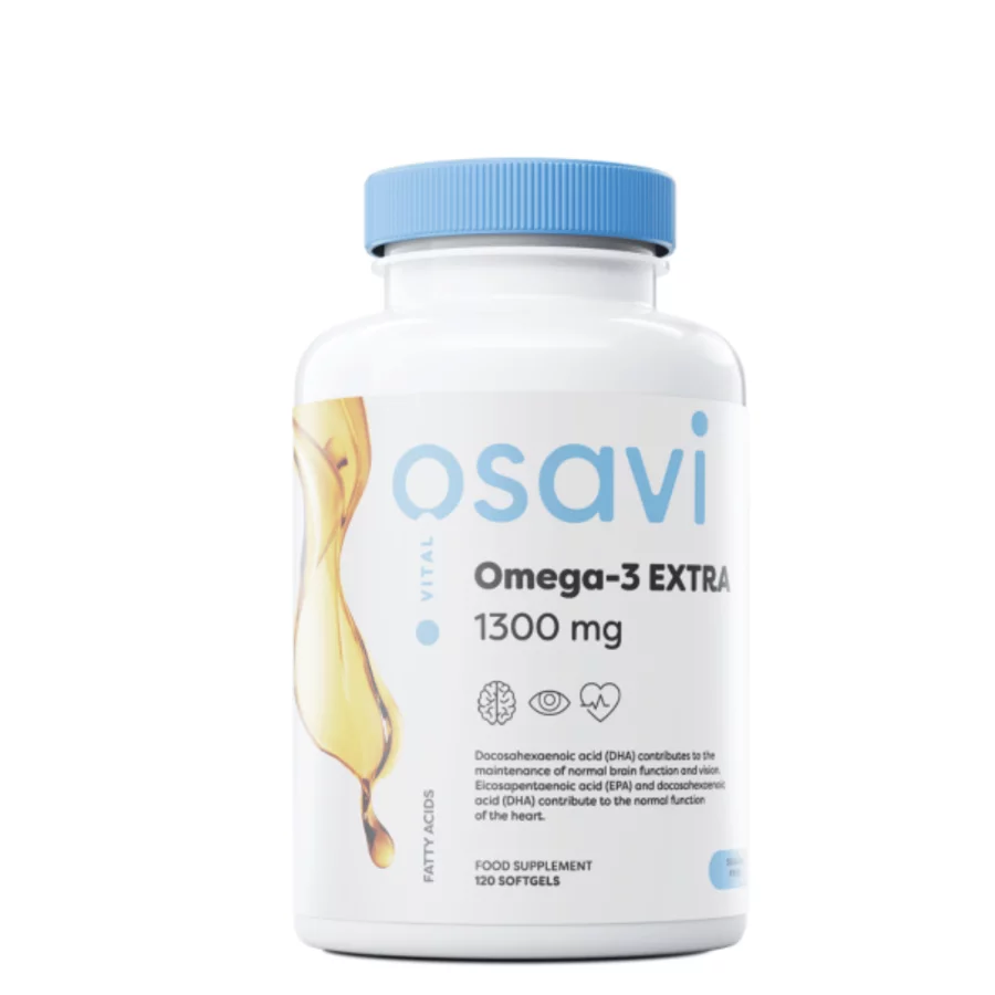 Osavi Omega-3 Extra, 1300mg Lemon  (60softgels)