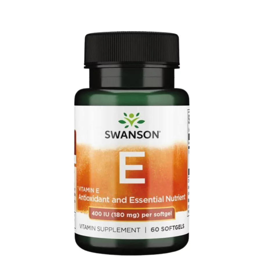 Swanson Vitamin E 400IU 180mg  (60 softgels)