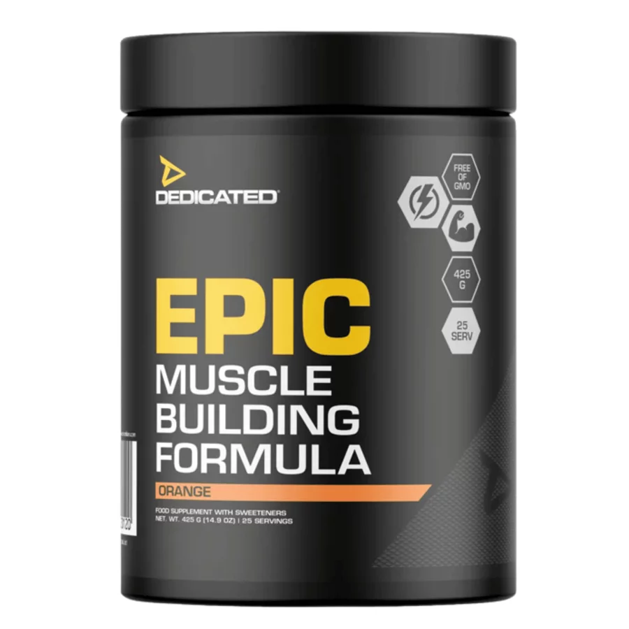 Dedicated Epic Muscle Building Formula-Orange
