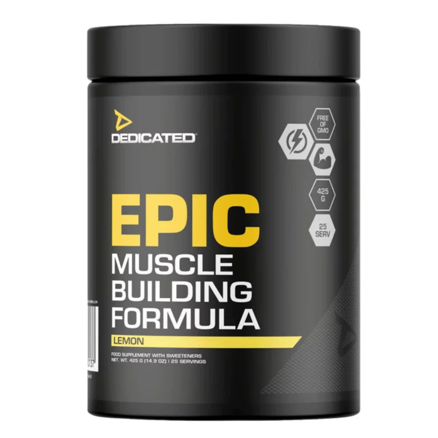 Dedicated Epic Muscle Building Formula-Lemon