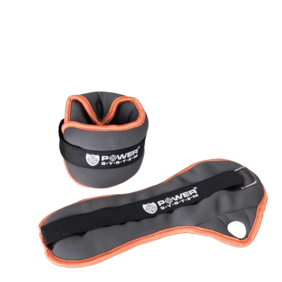 Power System Ankle Weights 2×1kg / Βάρη  Αστραγάλου 2 x 1kg 4046 ( 2 τμχ )