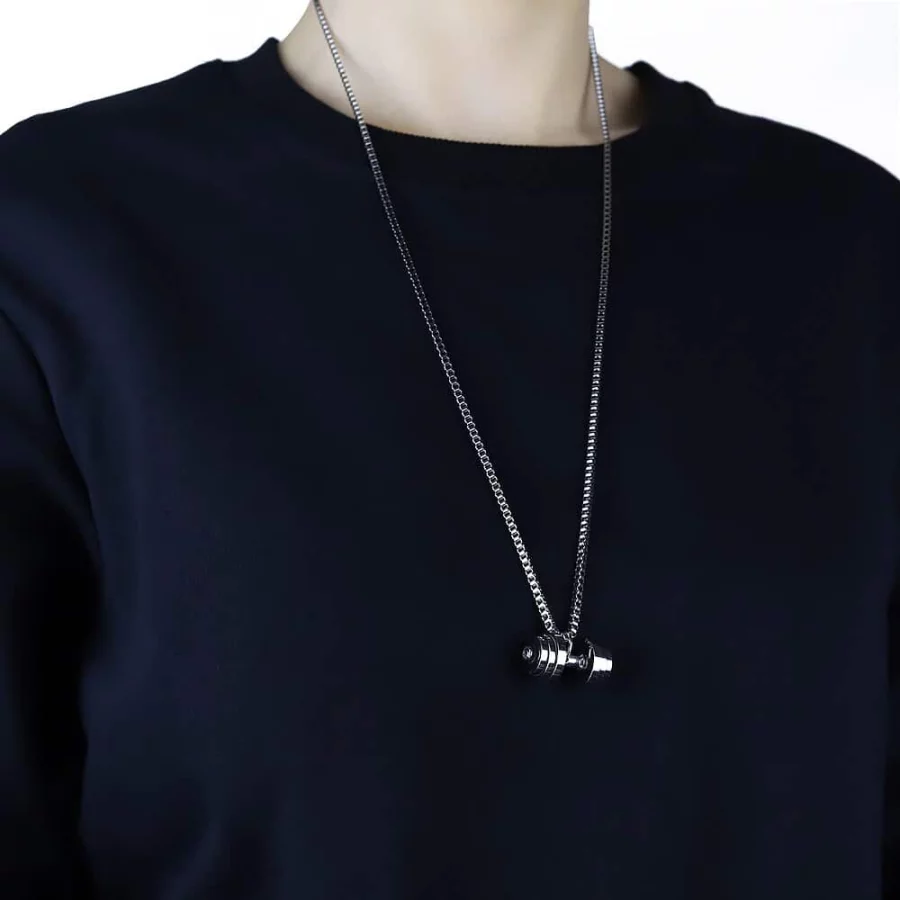 Domineering-Rotatable-Cool-Titanium-Steel-Dumbbell-Pendant-Necklace-Barbell-Fitness-Pendant-Punk-Jewelry-for-Men-and