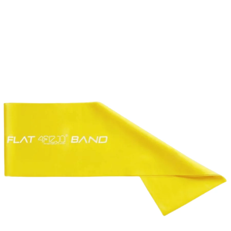 4FIZJO Λαστιχο Κορδέλα Αποκατ/σης Flat Band Πολύ Μαλακό Κίτρινο (2m) - 1639