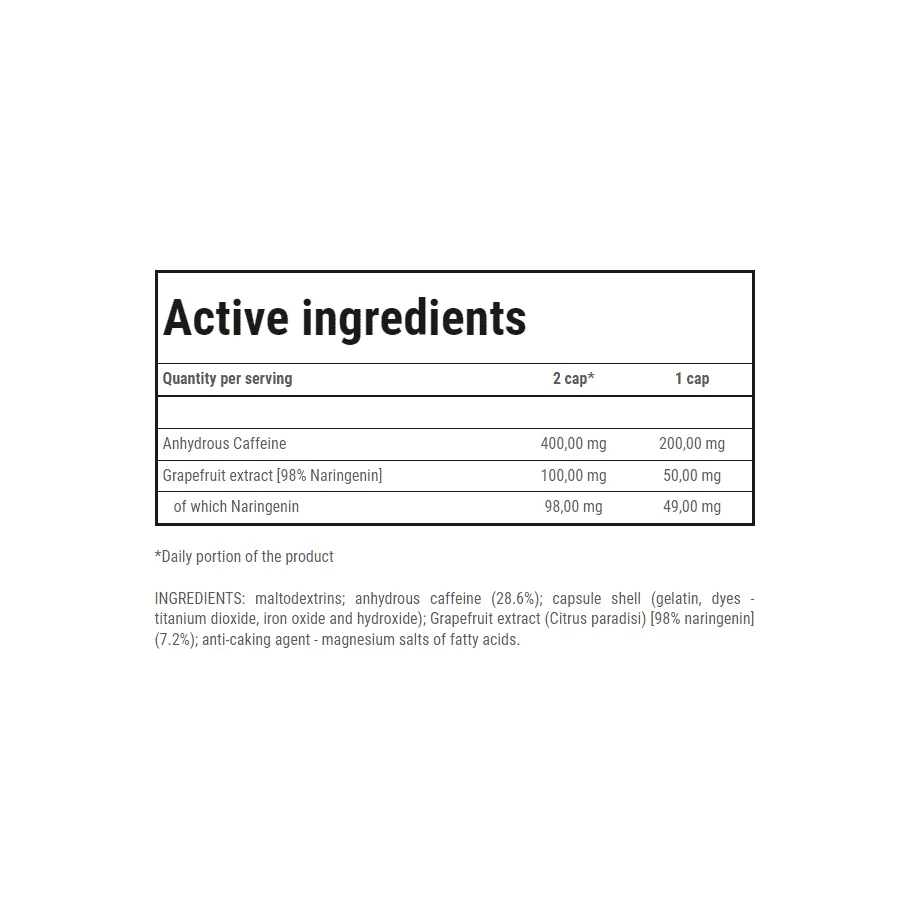 trec caffeine facts