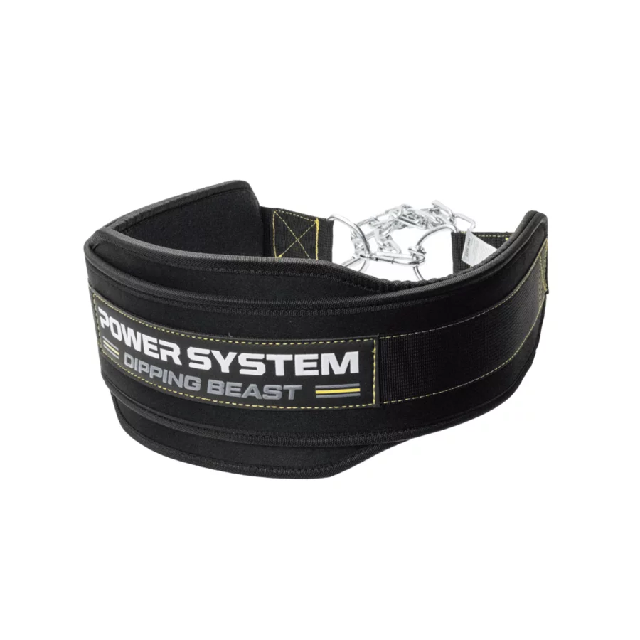 Power System Belt Dipping Beast / Ζώνη Βυθίσεων με αλυσίδα Μαύρο - Κίτρινο 3860