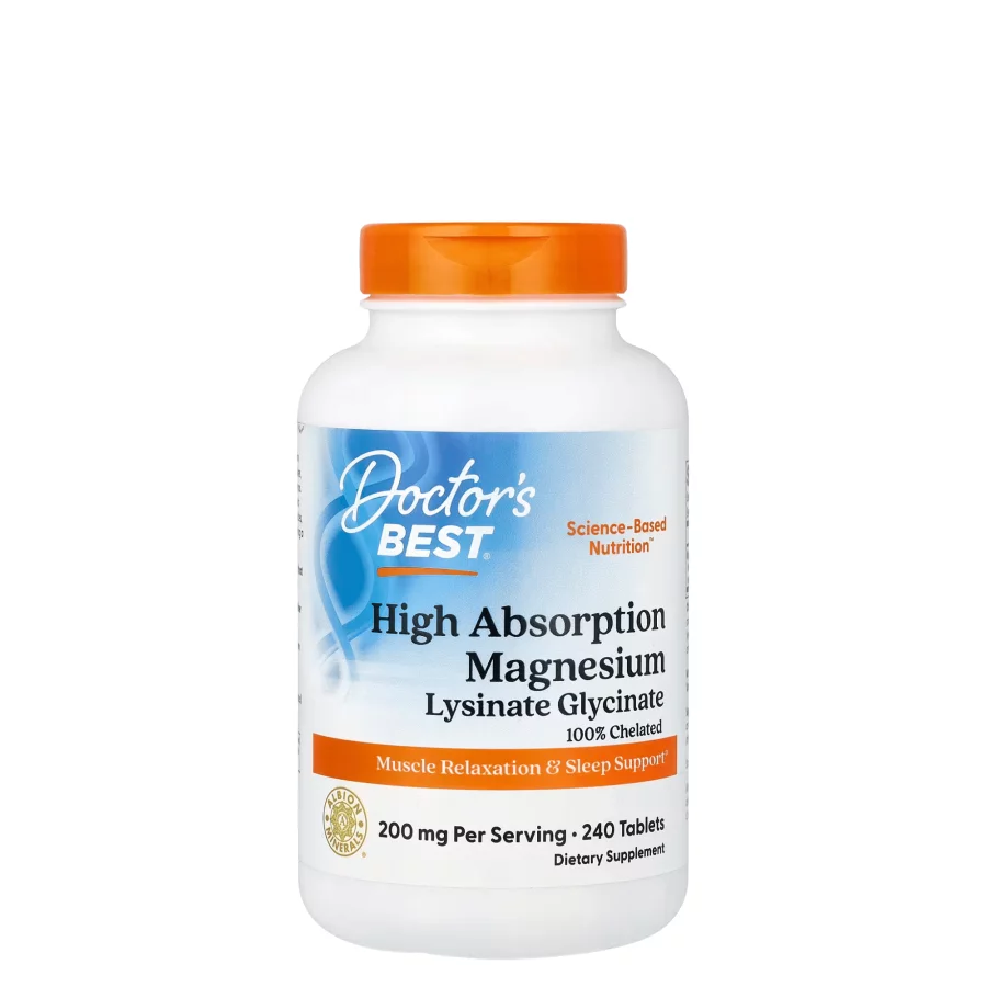Doctor's Best High Absorption Magnesium 200mg (240 tabs)