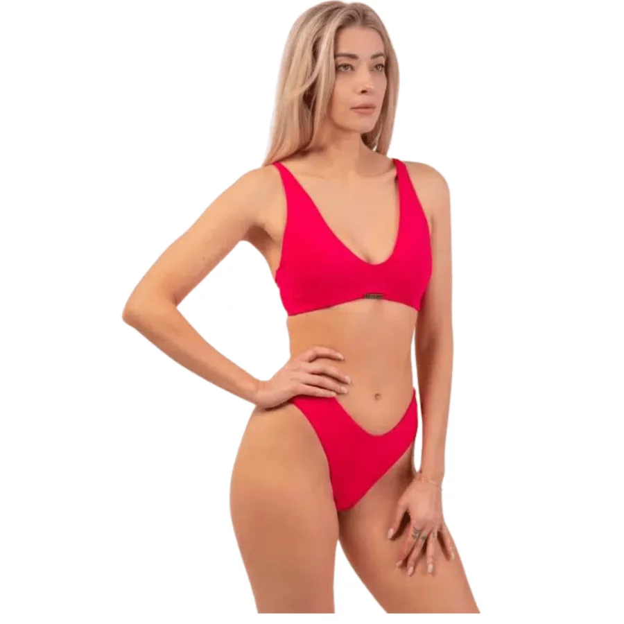 NEBBIA TRIANGLE BRALETTE BIKINI TOP WITH PADDING PINK 457