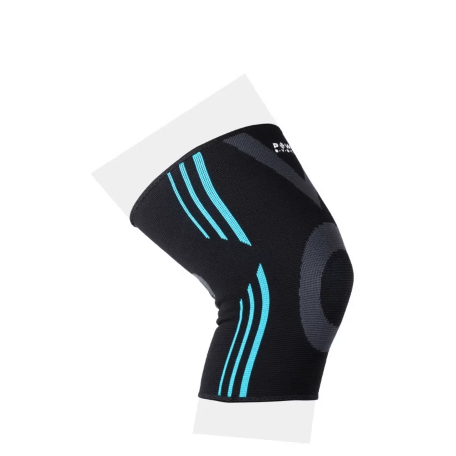 Power System Επίδεσμος Γονάτου / Knee Support Evo Μπλε 6021 (2 τμχ)