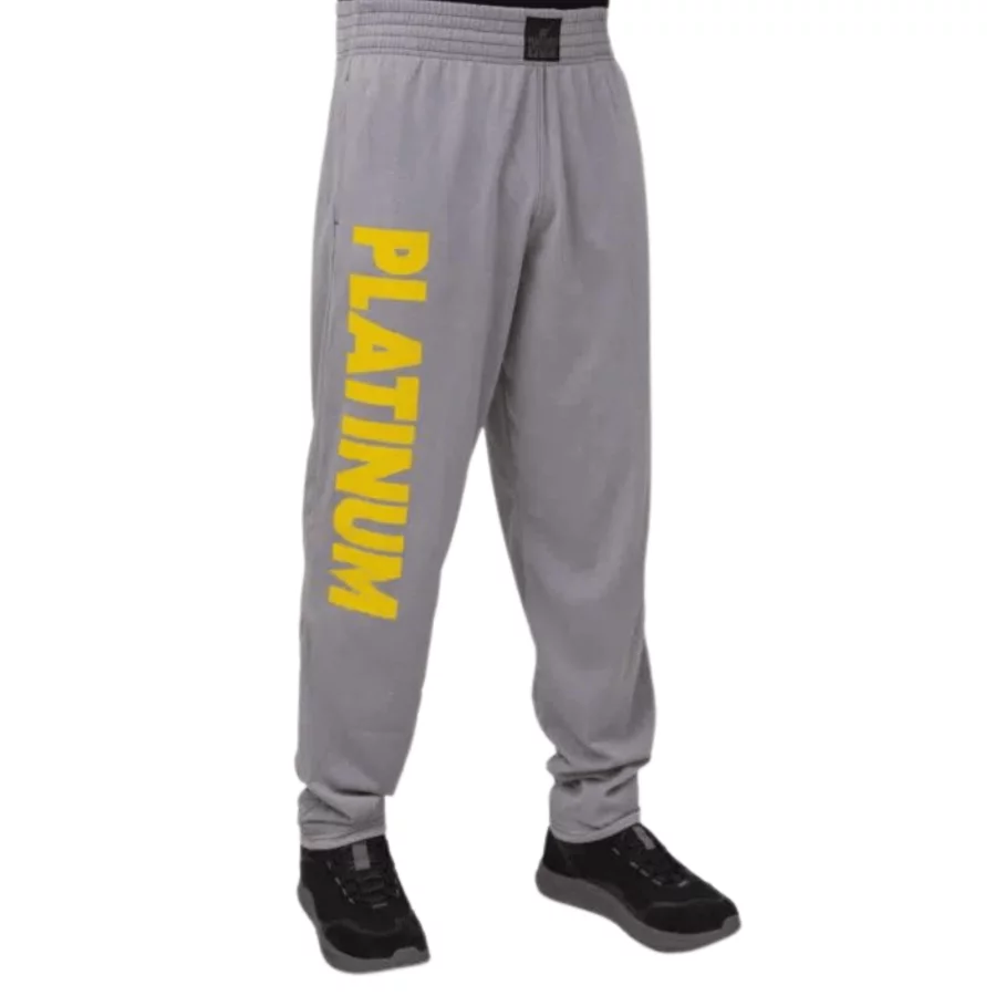 PLATINUM BAGGY PANTS 317 GREY YELLOW
