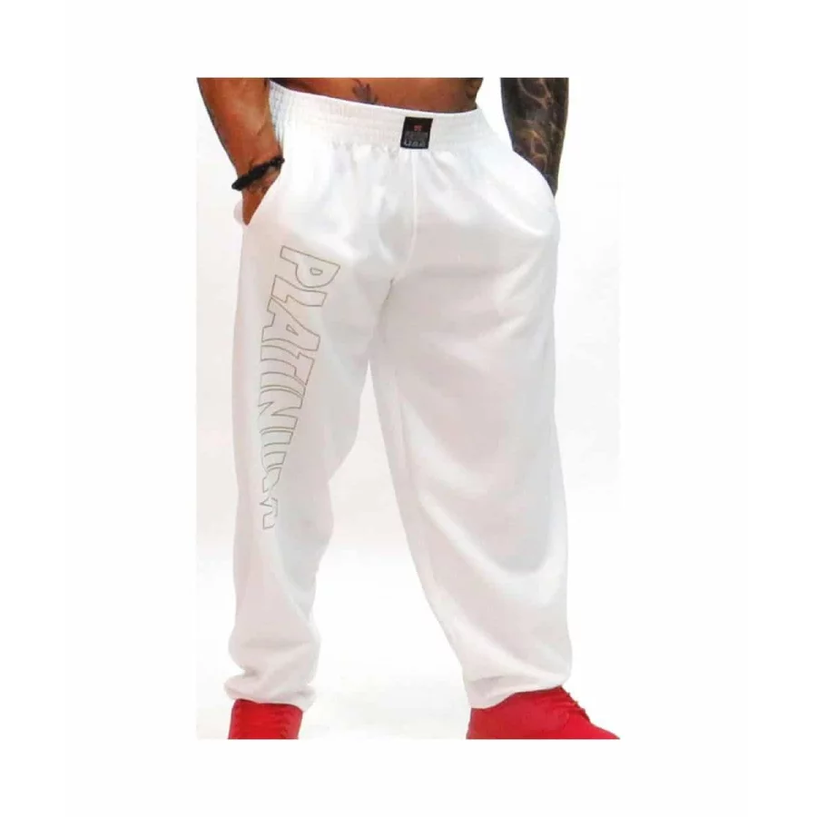 BAGGY-PANTS-WHITE/GOLD-OUTLINE-JP272