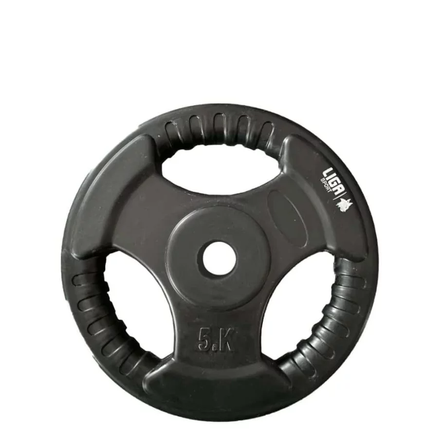 LIGASPORT-RUBBER WEIGHT-LIFTING-PLATE-5kg