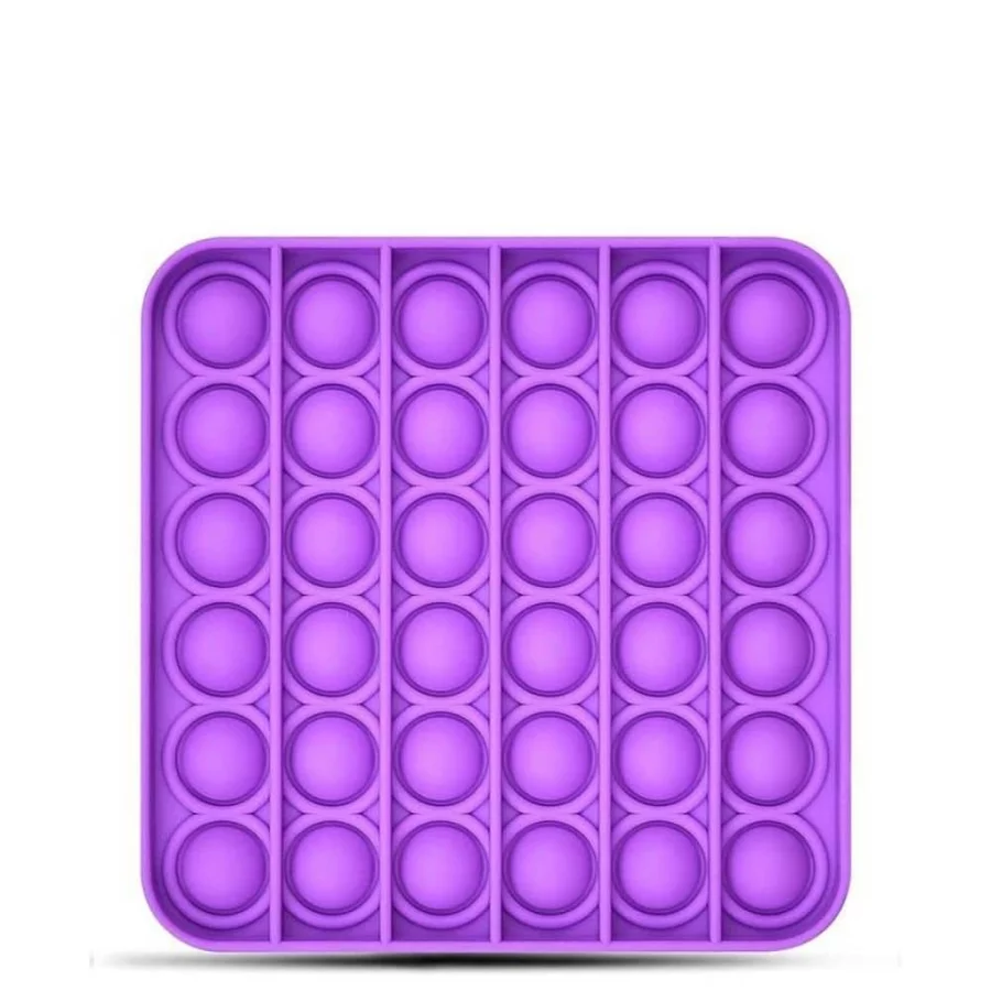 4FIZJO Τετράγωνο Push Bubble Stress Reliever Μωβ - 3256