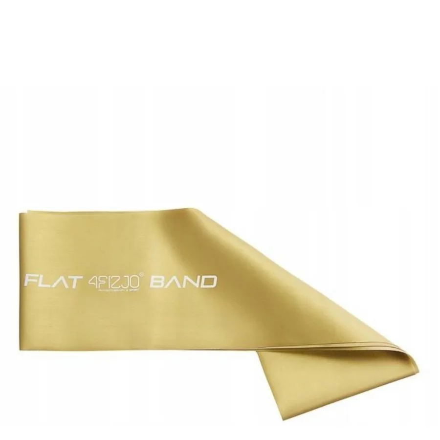 4FIZJO Λαστιχο Κορδέλα Αποκατ/σης Flat Band Πολύ Σκληρό Χρυσό (2m) - 0453