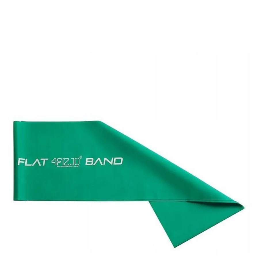 4FIZJO Λαστιχο Κορδέλα Αποκατ/σης Flat Band Μεσαίο Πράσινο (2m) - 1653