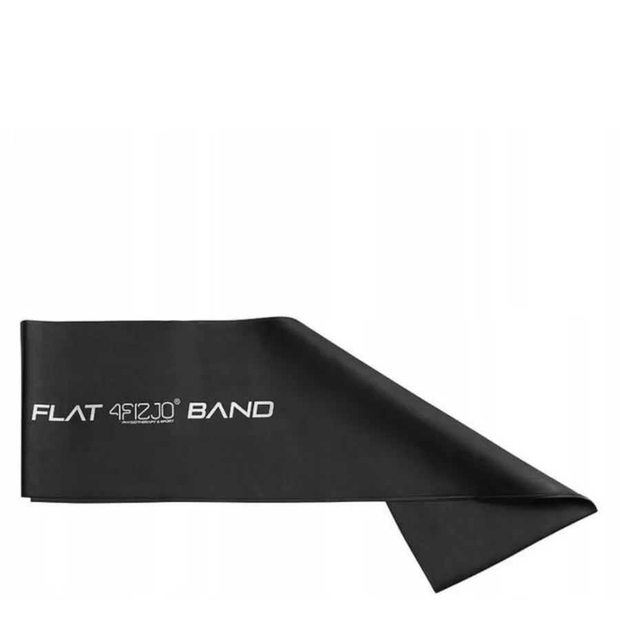 4FIZJO Λαστιχο Κορδέλα Αποκατ/σης Flat Band Αρκετά Σκληρό Μαύρο ( 2m) - 1677