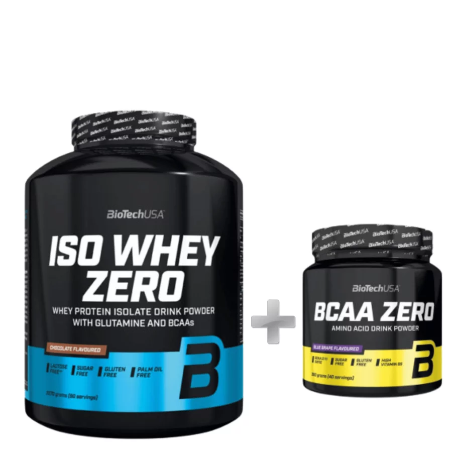 BiotechUSA Iso Whey Zero (1816gr) + BioTechUSA BCAA Zero (360gr)