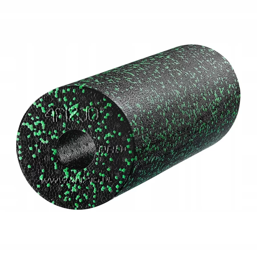Walek-gladki-4FIZJO-45-cm-x-14-5-cm-czarny-zielony