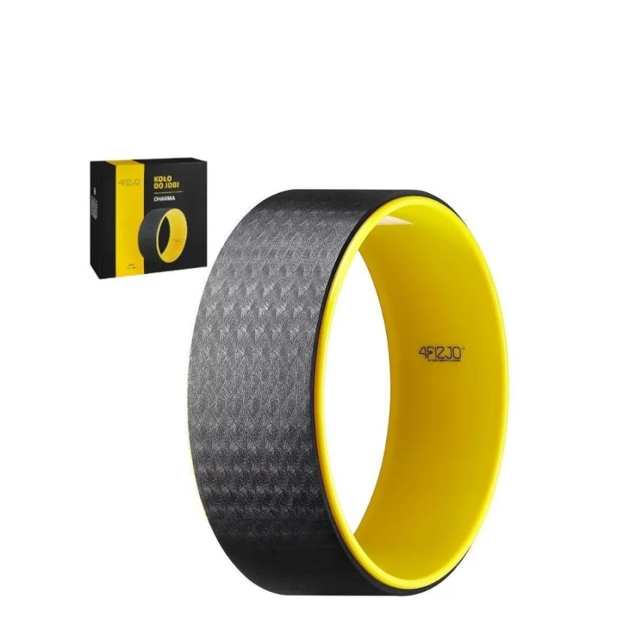4FIZJO Yoga Wheel / Τροχός Γιόγκα Κίτρινο - 0415