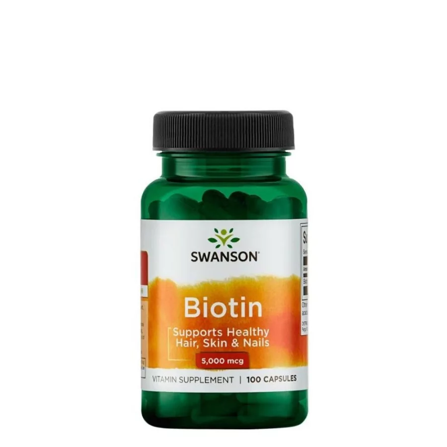 Swanson Biotin 5000mcg (100 caps)