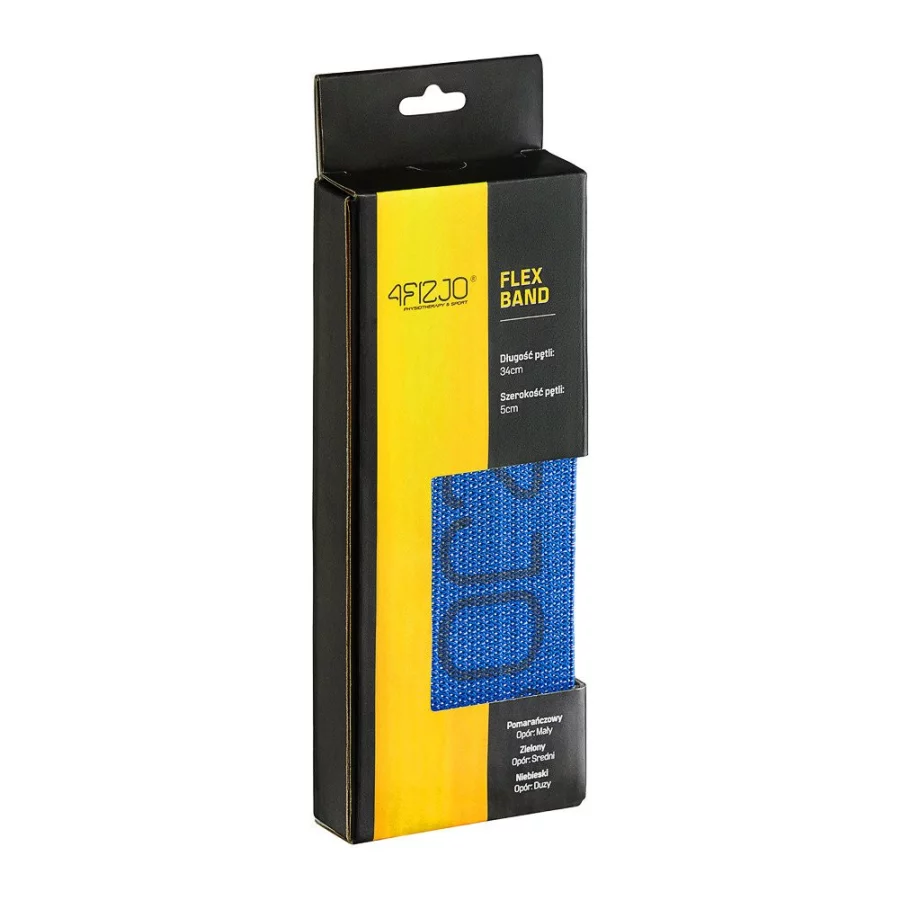 4FIZJO Flex Band Blue Μεσαίο (34cm x 5cm) - 0934