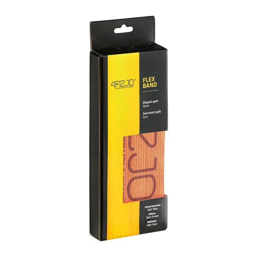 4FIZJO Flex Band Orange Πολύ Μαλακό (34cm x 5cm) - 0927