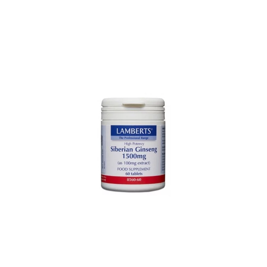 Lamberts Siberian Ginseng 1500mg (60 Tabs)