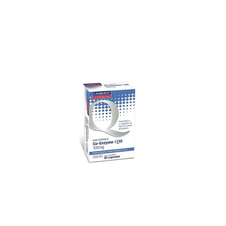 Lamberts Co-Enzyme Q10 100mg (60 Caps)