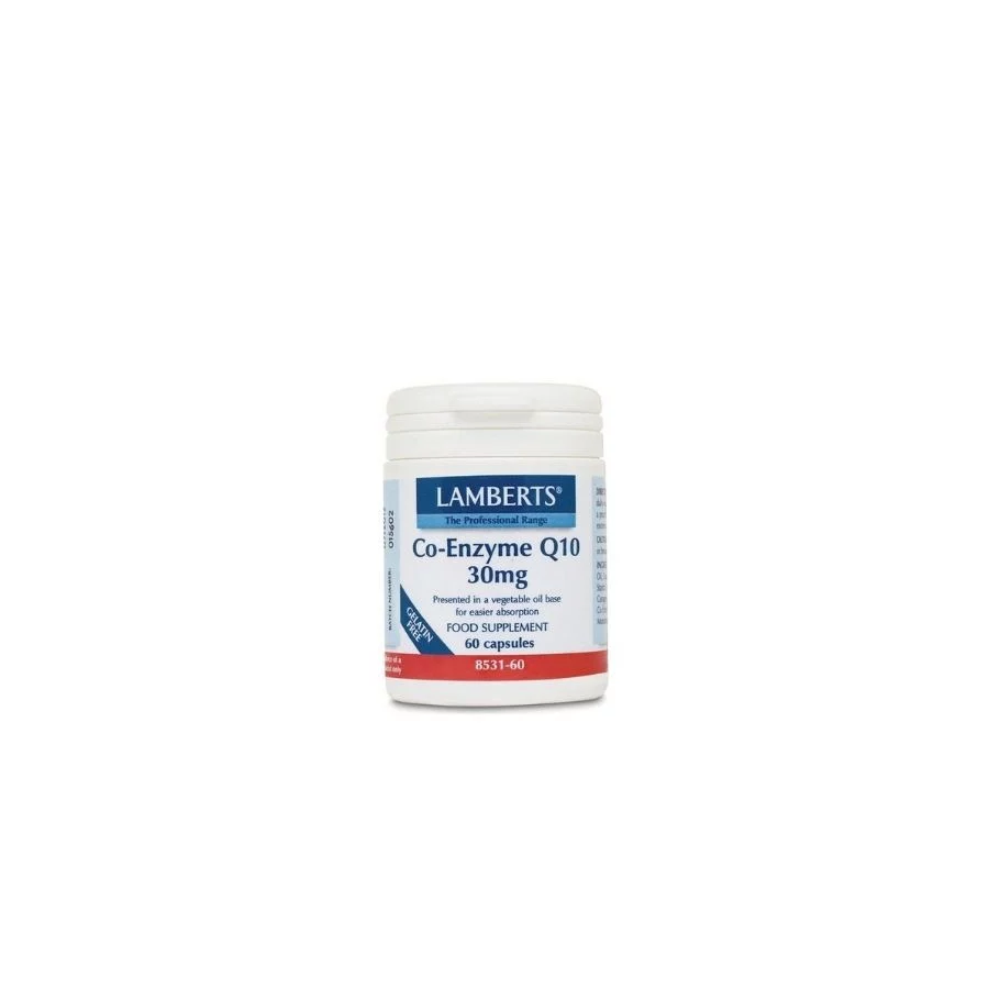 Lamberts Co-Enzyme Q10 30mg (60 Caps)