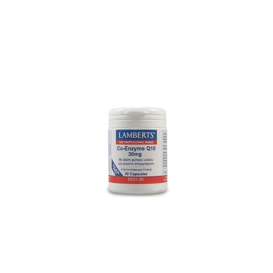 Lamberts Co-Enzyme Q10 30mg (30 Caps)