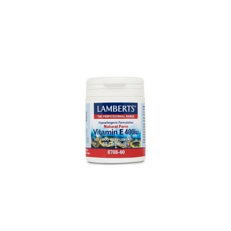 Lamberts Natural Form Vitamin E 400iu (60 Caps)