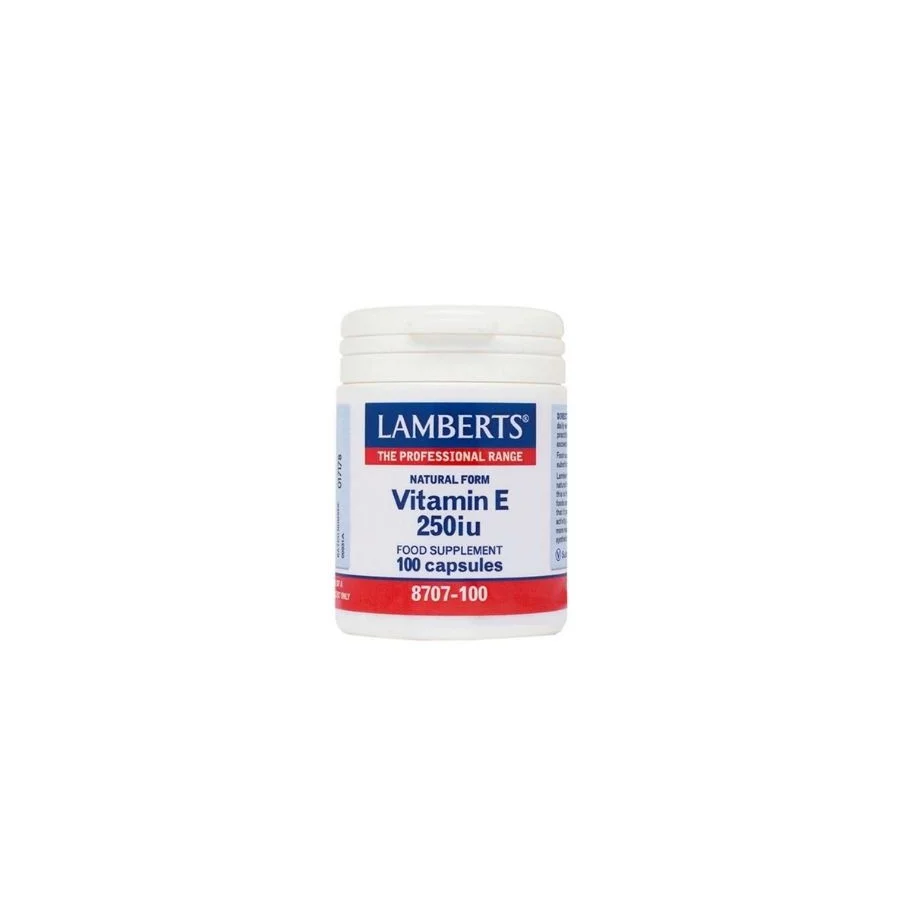 Lamberts Natural Form Vitamin E 250iu (100 Caps)
