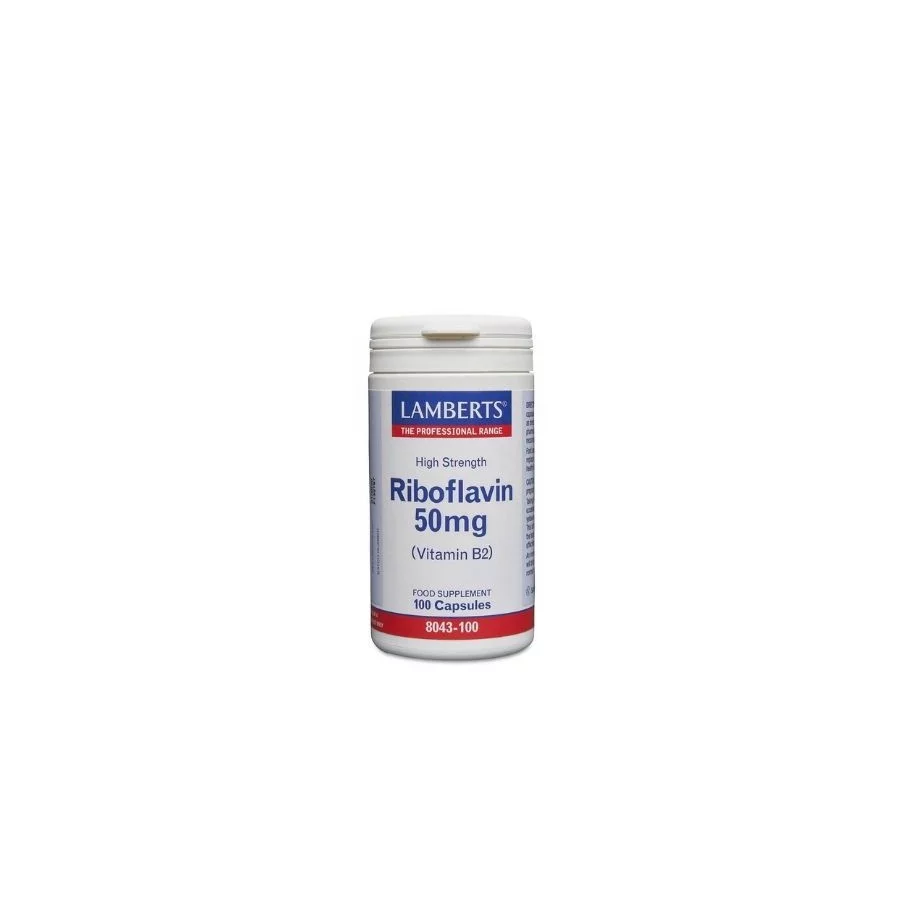 Lamberts Riboflavin 50mg (100 Capsules)