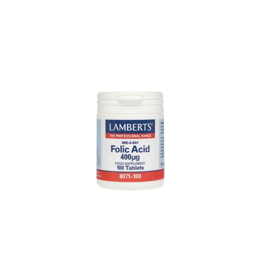 Lamberts Folic Acid 400μg (100 Tabs)