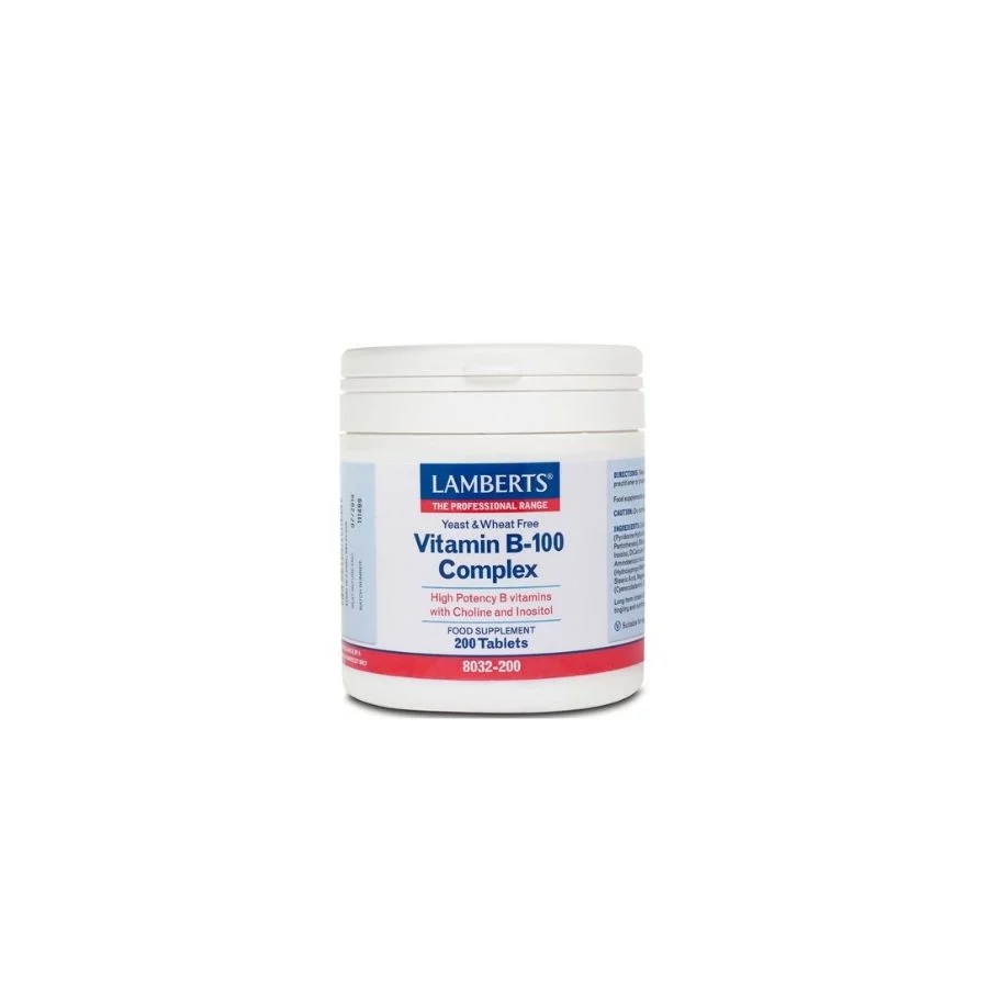 Lamberts Vitamin B-100 Complex (200 Tabs)