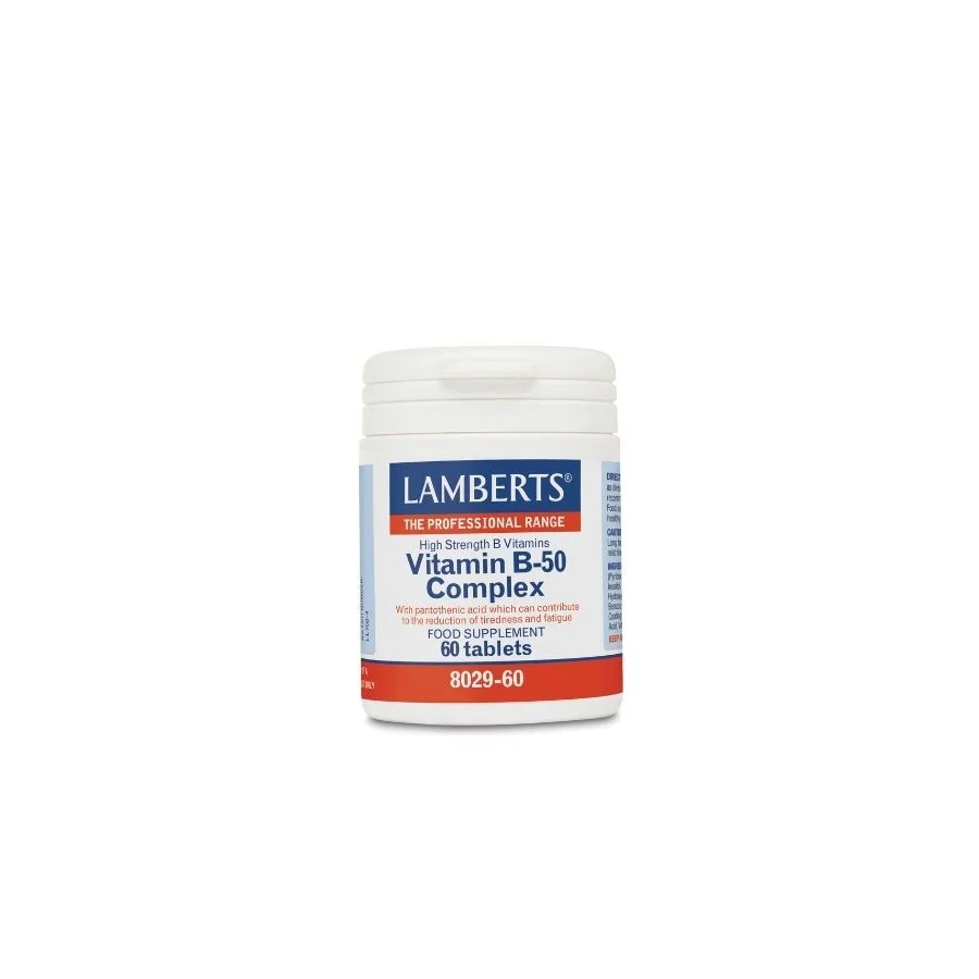 Lamberts Vitamin B-50 Complex (60 Tabs)