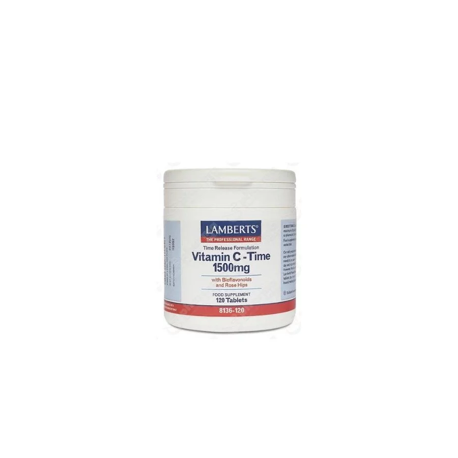 Lamberts Vitamin C Time Release 1500mg (120 Tabs)