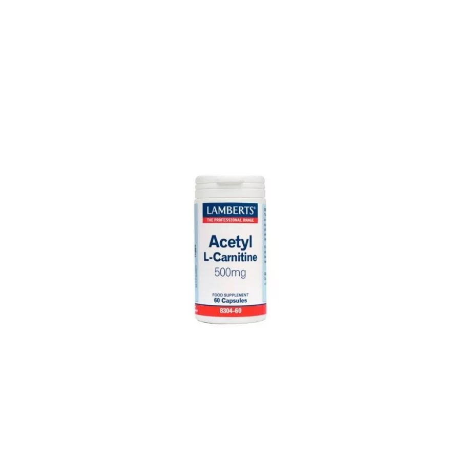 Lamberts Acetyl L-Carnitine 500mg (60 Caps)
