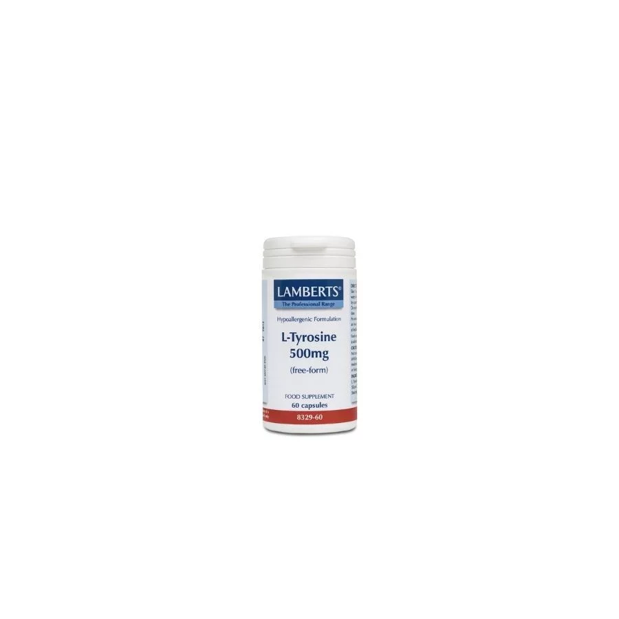Lamberts L-Tyrosine 500mg (60 Caps)