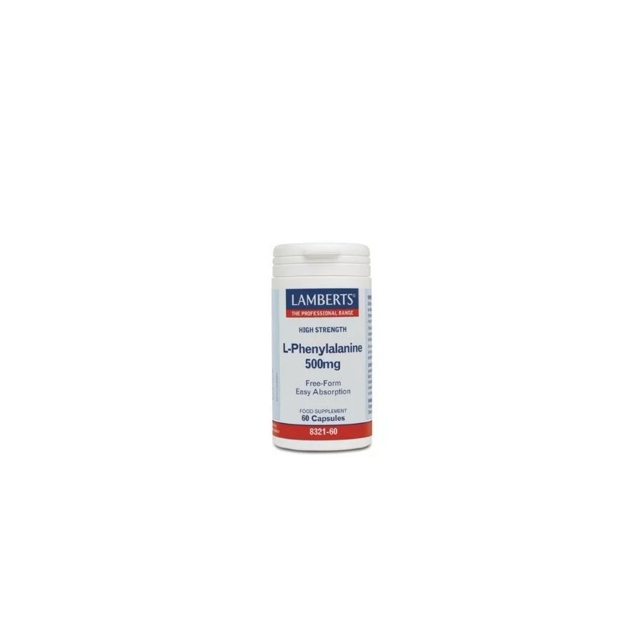 Lamberts L-Phenylalanine 500mg (60 Caps)